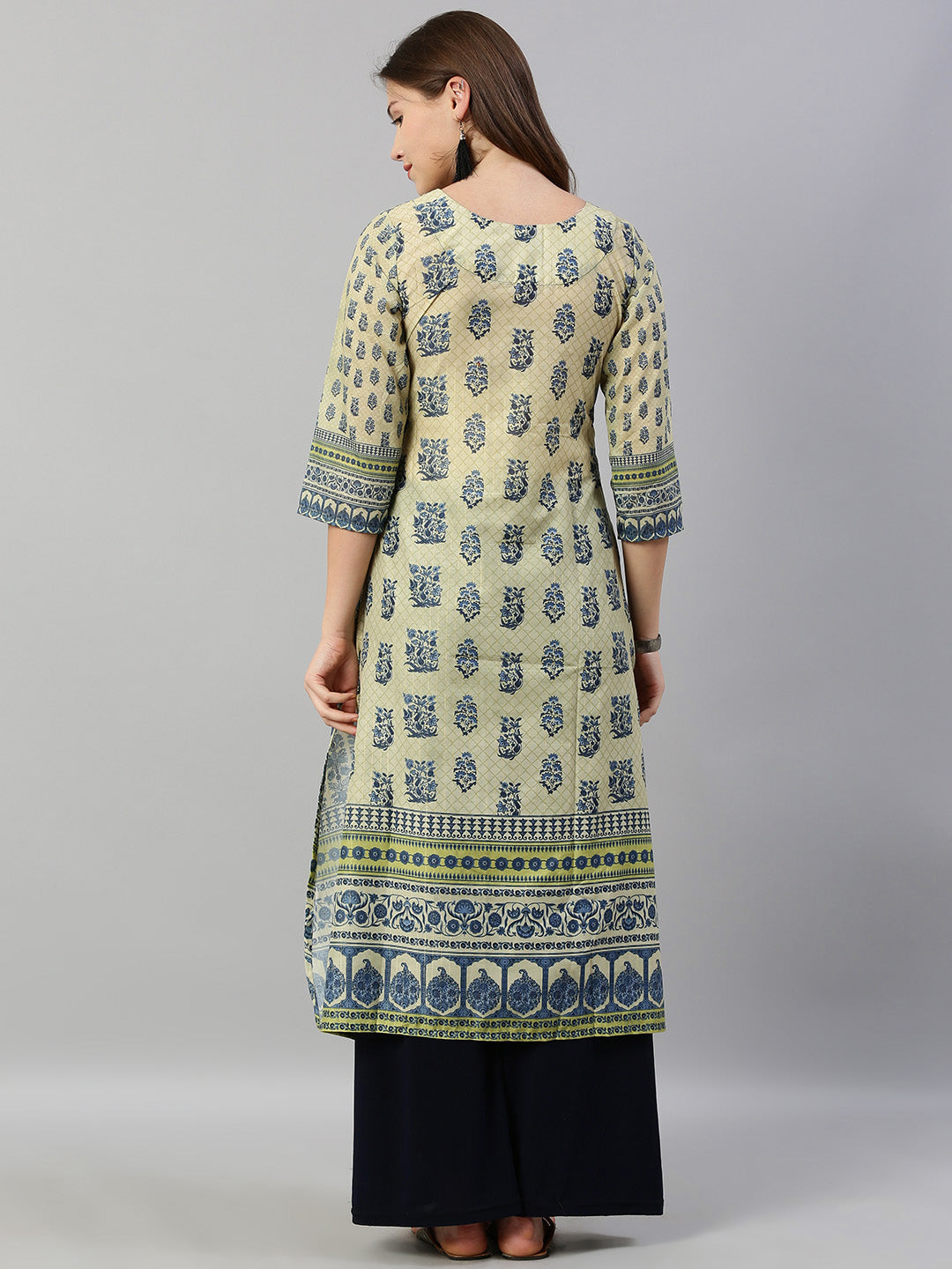Neeru's D Rama Color Cotton Fabric Salwar Kameez – neerus-india